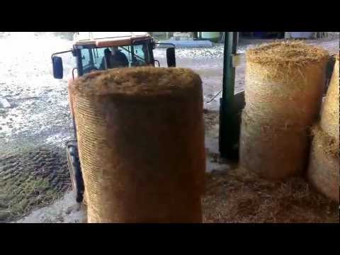 Renault Ares 540RX shifting hay