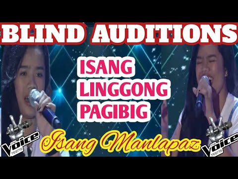 BLIND AUDITIONS | ISANG MANLAPAZ | ISANG LINGGONG PAGIBIG | THE VOICE TEENS 2024