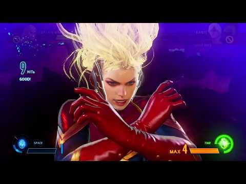 MARVEL VS. CAPCOM: INFINITE - Captain Marvel & Monster Hunter VS Dante & Ghost Rider
