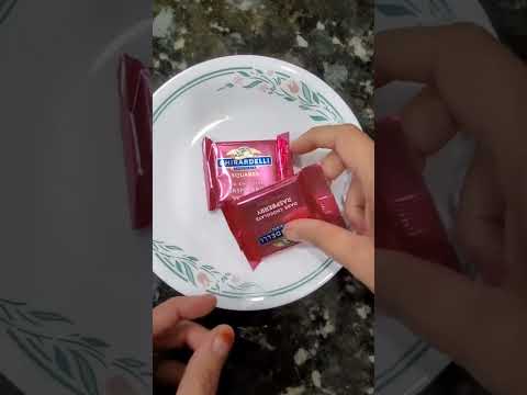 Favorite Ghirardelli Dark Chocolate filled with Raspberry