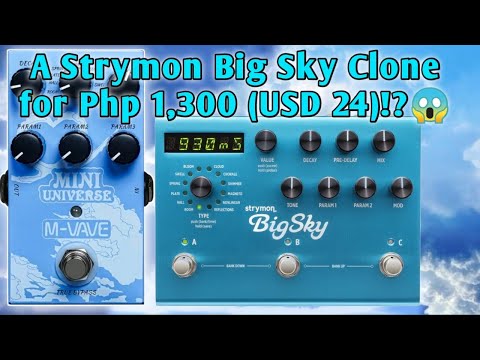 M-Vave Mini-Universe Pedal (Cheapest Strymon Big Sky Clone ??😱) | M-Vave Reverb Pedal