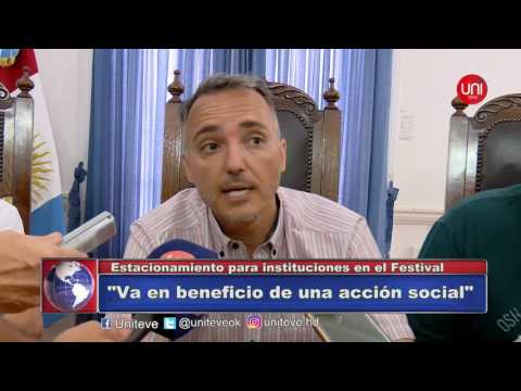 Estacionamiento para instituciones en el Festival