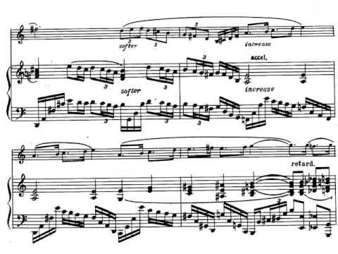 Paul Creston. Sonata para Saxofón I-Tempo 2. Partitura. Audición.