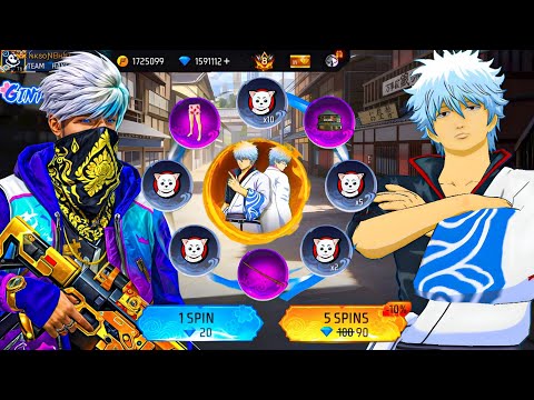 NEW GINTAMA ANIME BUNDLE EVENT 🔥 RIP 10,000 DIAMONDS 💎  GARENA FREE FIRE 