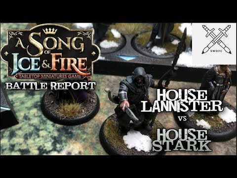 A Song of Ice and Fire Battle Report - Sword & Brush Rd4 - Starks vs. Lannisters