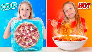 Nastya and the friendly competition Cold VS Hot