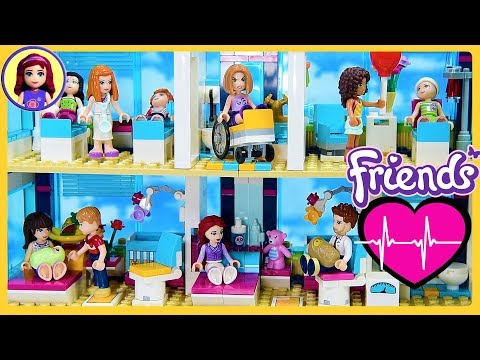 CUSTOM Heartlake Hospital Renovation Lego Friends Build DIY Craft
