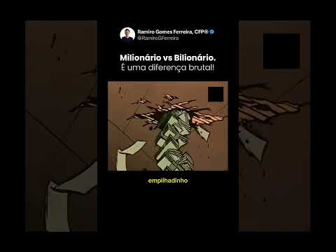 Qual a diferença entre Milionário VS bilionário? #bolsadevalores