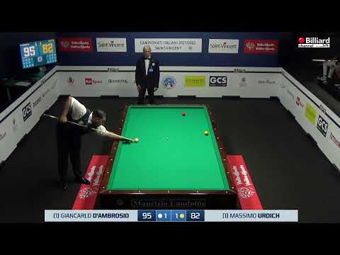 D'ambrosio Giancarlo VS Urdich Massimo - Campionati Italiani Saint-Vincent 2021/2022