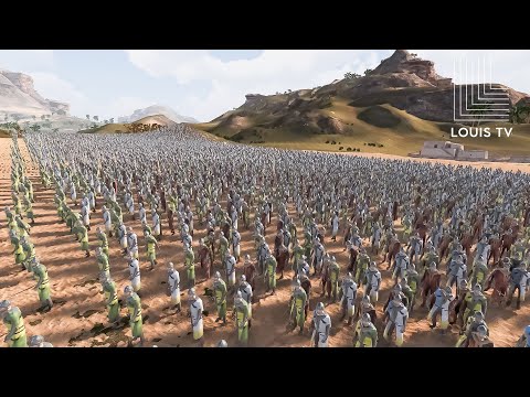 10.000 Footman vs 10.000 Heavy Knight- Ultimate Epic Battle Simulator 2- UEBS 2