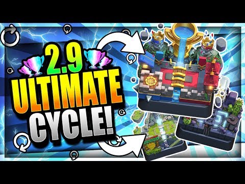THE ULTIMATE 2.9 SUPER FAST CYCLE LADDER DECK!! Clash Royale Best Xbow Cycle Deck