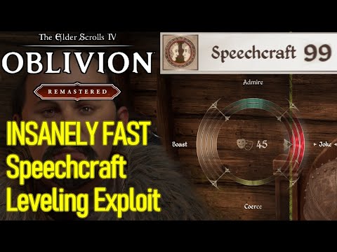Speechcraft Oblivion Trainer