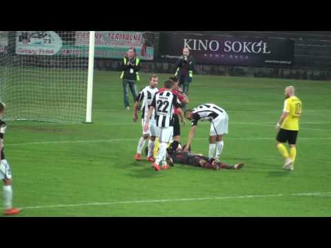 Sandecja Nowy Sącz 0:1 GKS Katowice 2016-10-15 Skrót