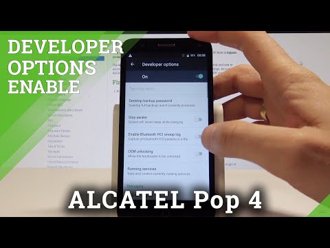 How to Unlock Developer Options in ALCATEL Pop 4 - OEM Unlock / USB Debugging
