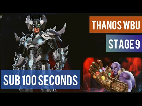 Stryfe Sub-100 Second Stage 9 Thanos WBU Clear | World Boss - Marvel Future Fight