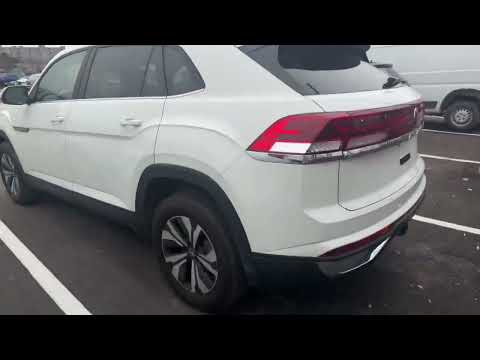 2024 Volkswagen Atlas Cross Sport Comfortline 2.0 TSI 4MOTION in White for sale at Finch Chrysler Dodge Jeep Ram Ltd in London, ON