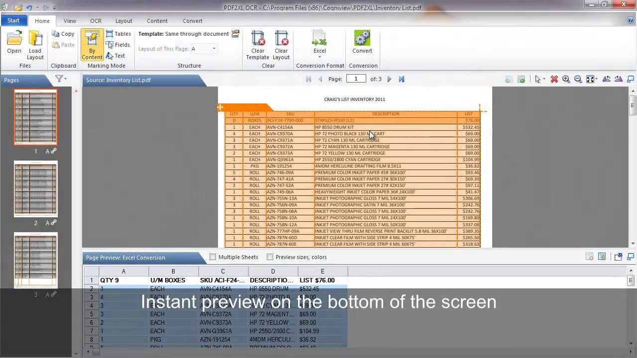 PDF to Excel 5 Introduction Video