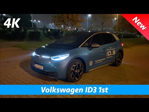 Volkswagen ID3 1st Plus - FIRST look in 4K | Interior - Exterior (Day - Night), Ambient lights