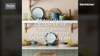 A hint of Azure to light the table! @DenbyPottery | Thinkitchen