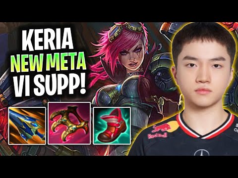 KERIA CRAZY NEW META VI SUPPORT! | T1 Keria Plays Vi Support vs Alistar!  Season 2025