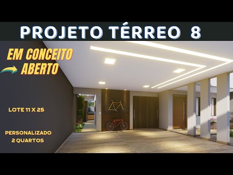 PROJETO TÉRREO 8   ( LOTE 11X25 )