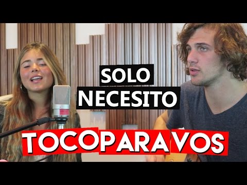 Toco Para Vos - "Solo Necesito" (acústico en Radio Disney)