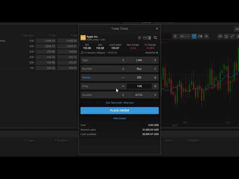 Buying a Stock from Watchlist in ELANA Global Trader