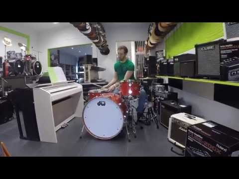 Soundcheck DW Collector serie Maple/Mahogany par Lau Seys