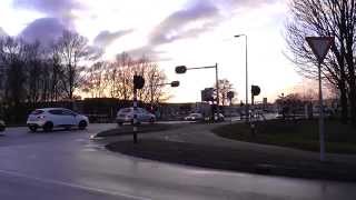 preview picture of video 'Spoorwegovergang Coevorden/ Passage a Niveau/ Railroad-/ Level Crossing/ Bahnübergang'