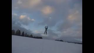 preview picture of video 'Extreme Parashooting, kite towing on snow'