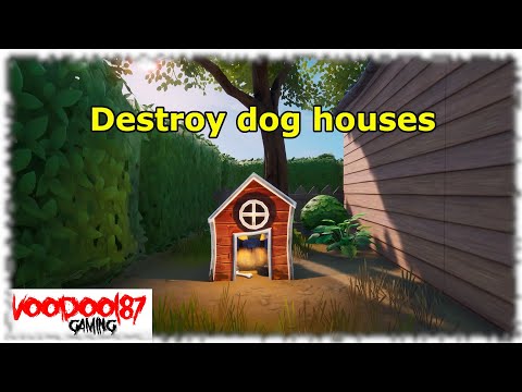 Fortnite - Destroy dog houses - Easy guide