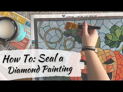 How to Seal a Finished Diamond Painting - Quick, Easy, and Budget-Friendly!