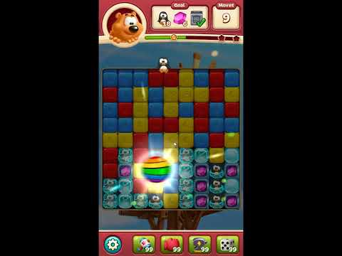 Toon Blast Level 8439 - NO BOOSTERS 🐻🐺🐱 | SKILLGAMING ✔️