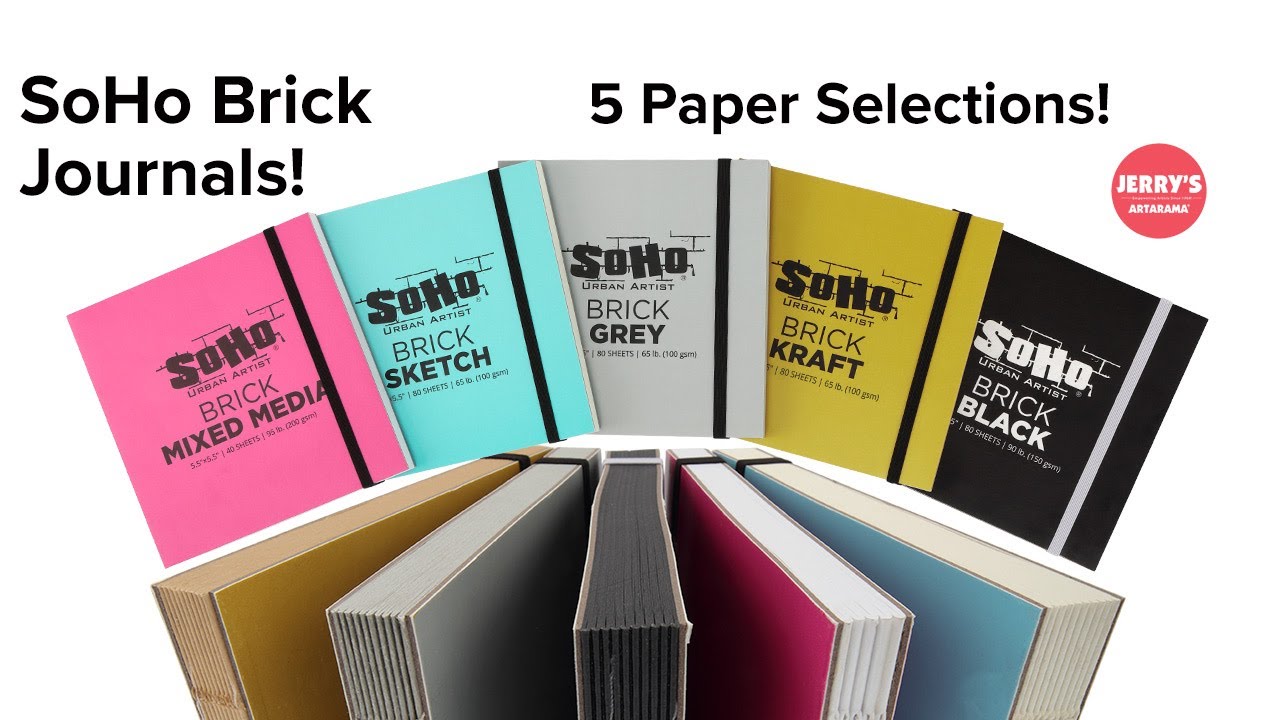 Lay Flat Journals - SoHo Brick Journals