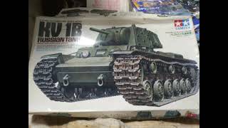 【プラモデル制作】タミヤ  1/35  MM  No.142  KV1-B 【シャーシ組み立て】