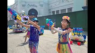 ユニバNO LIMIT Summer Splash Parade 先頭ダンサー停止位置