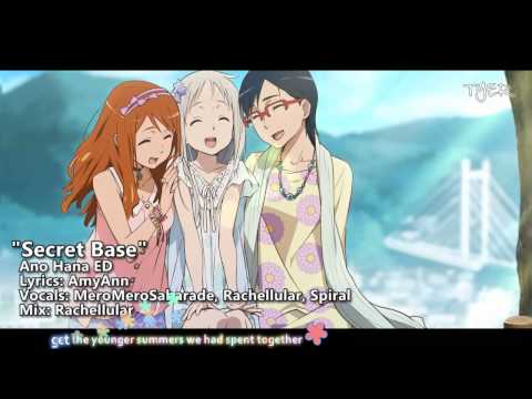 [TYER] Ano Hana ED - Secret Base (English Cover) (feat. Mero, Rachellular & Spiral)