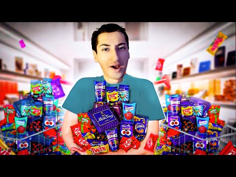 تمام شکلات های جهان رو با هم (mix) کردیم 😣🤗  mixing every chocolate in the world