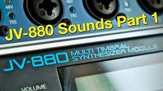 Video thumbnail for Roland JV-880 Synth Sound Preset Demo by Mamotreco