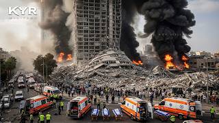 Download lagu Israel Blazes! Iranian Fattah 2 Missiles Rain Down on Tel Aviv, Israelis Panic mp3