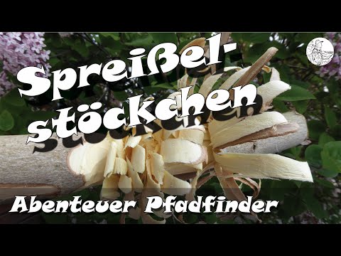 Pfadfinder-Trick: Mit Spreißelstöckchen einfach und schnell Feuer anzünden