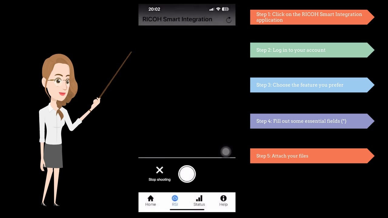 Ricoh Smart Integration application tutorial
