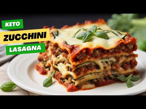 Keto Zucchini Lasagna Recipe