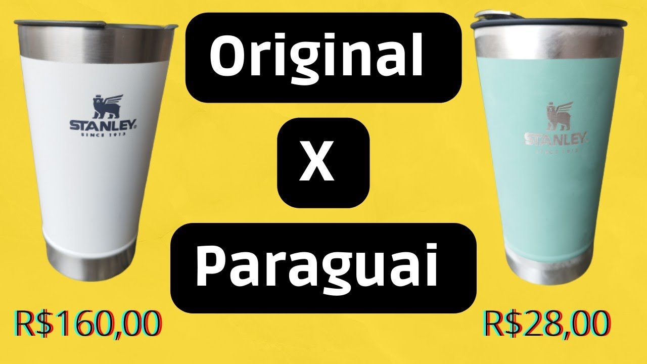 Watch Now Copo Stanley original X Paraguai / comparativo Copo Stanley original X Paraguai / comparativo