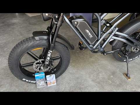 Brake Pad replacement & adjustment on Jansno eBike X50 X70