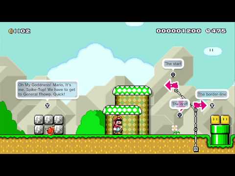 A Spike-Top Story 1 by JSleeps - Miiverse - SUPER MARIO MAKER - NO COMMENTARY 1bh