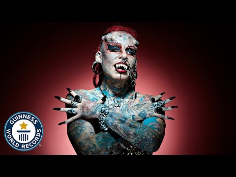 Meet the Vampire Lady with Her Record Breaking Body Modifications