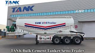 New Tank Brand New 3 Axles 30-50 CBM Bulk Cement Tanker Trailer For Sale cement tank trailer | Image 4 - Autoline