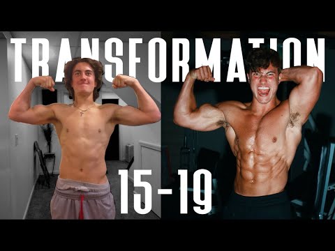 TEEN BODYBUILDER NATURAL TRANSFORMATION (age 15-19) JESSE JAMES WEST