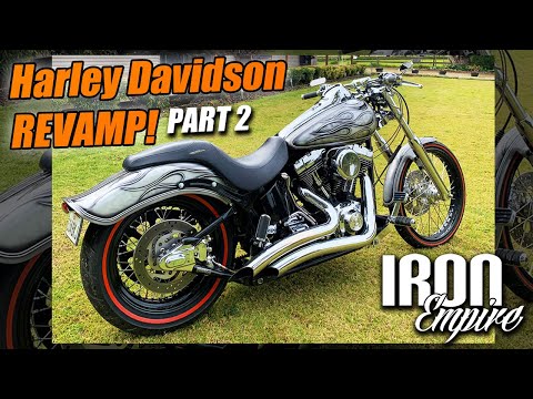 Iron Empire EP 31 - Revamping and respraying the Softail Part 2!